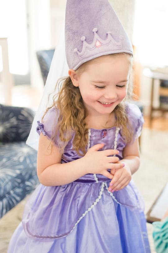 Purple Amulet Princess Dress Medium 3 5 Years by Little Adventures 5