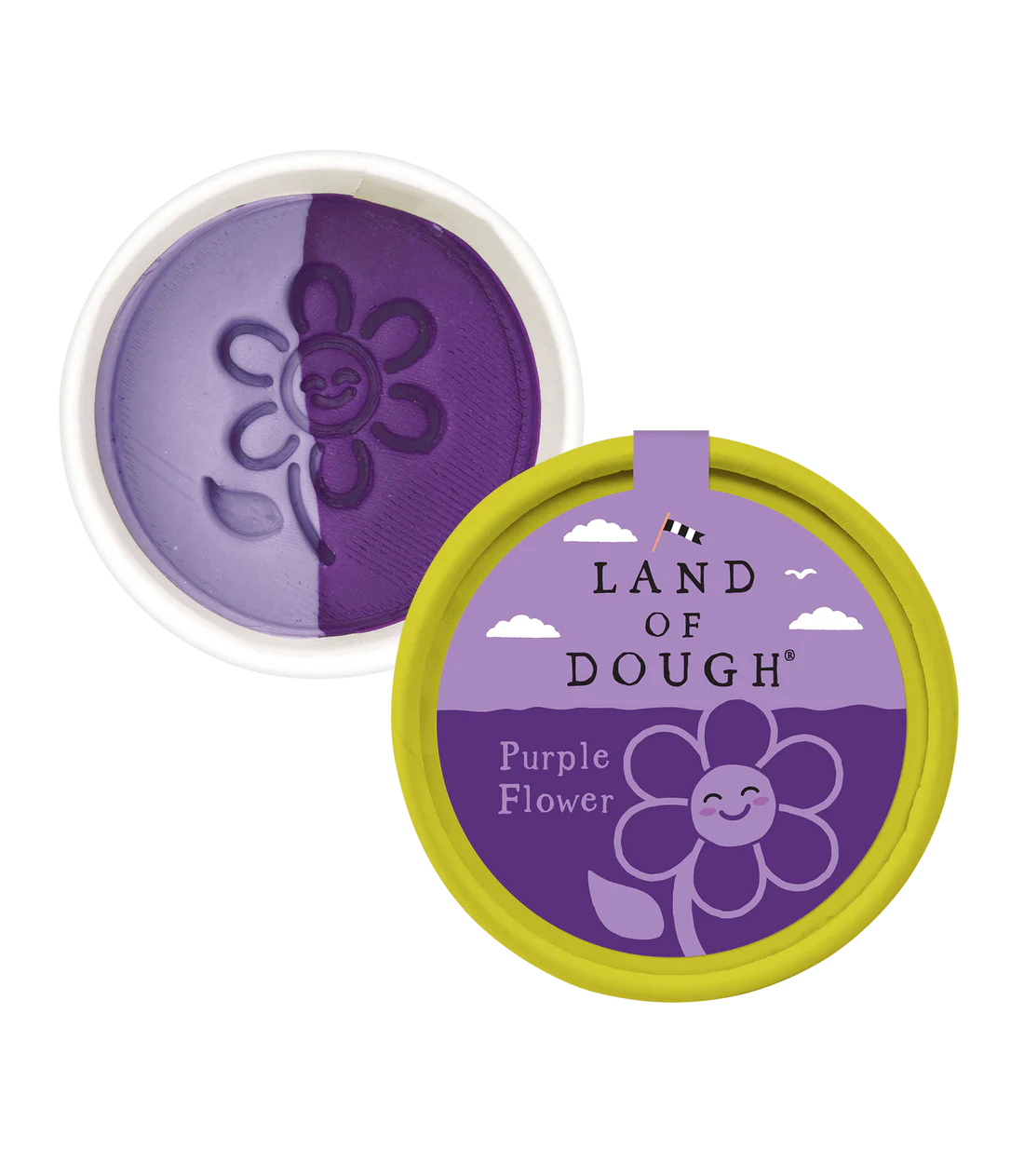 Purple Flower Mini Dough Cup-by-Crazy Aaron's Putty World