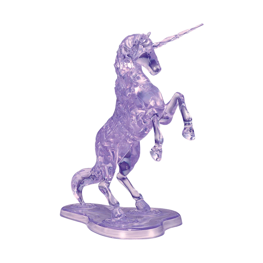 Purple Unicorn 3D Crystal Puzzle-by-University Games