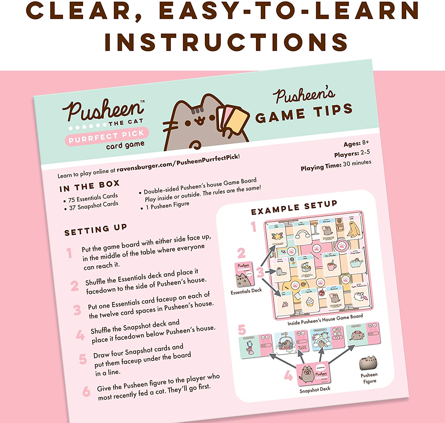 Pusheen Purrfect Pick Game by Ravensburger 4