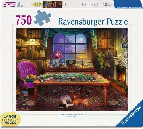 Puzzler's Place 750pc Large Format Puzzle-by-Ravensburger