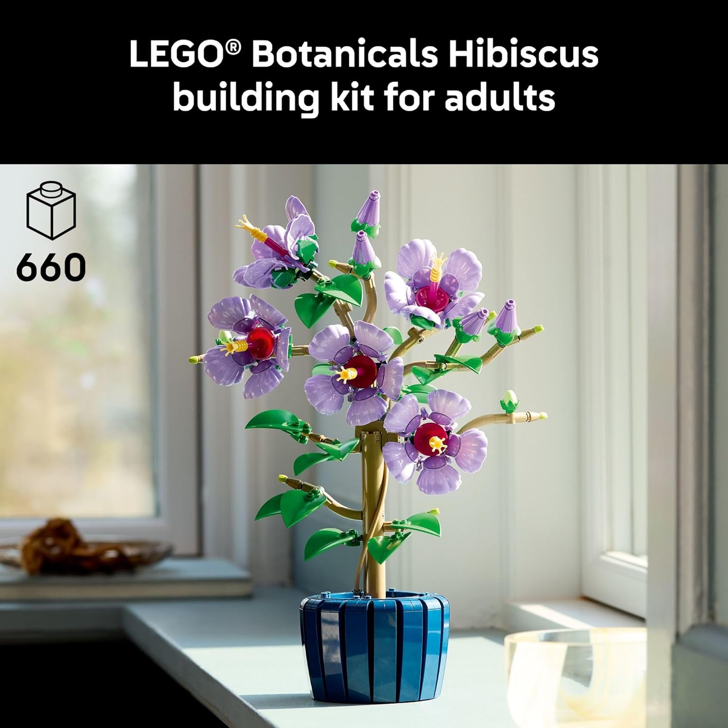 Botanicals Hibiscus Flower Building Set by Lego