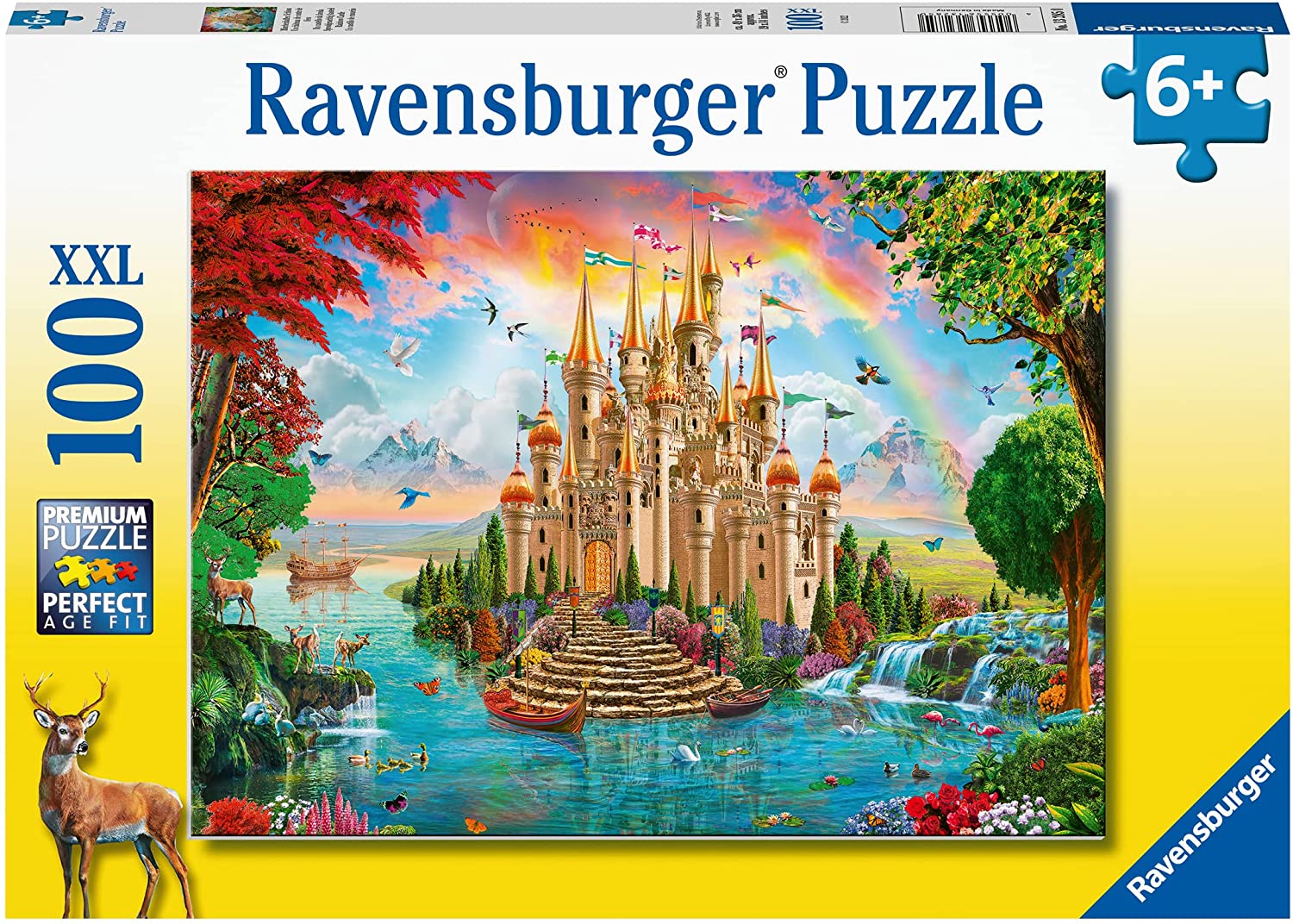 Rainbow Castle 100pc Puzzle by Ravensburger