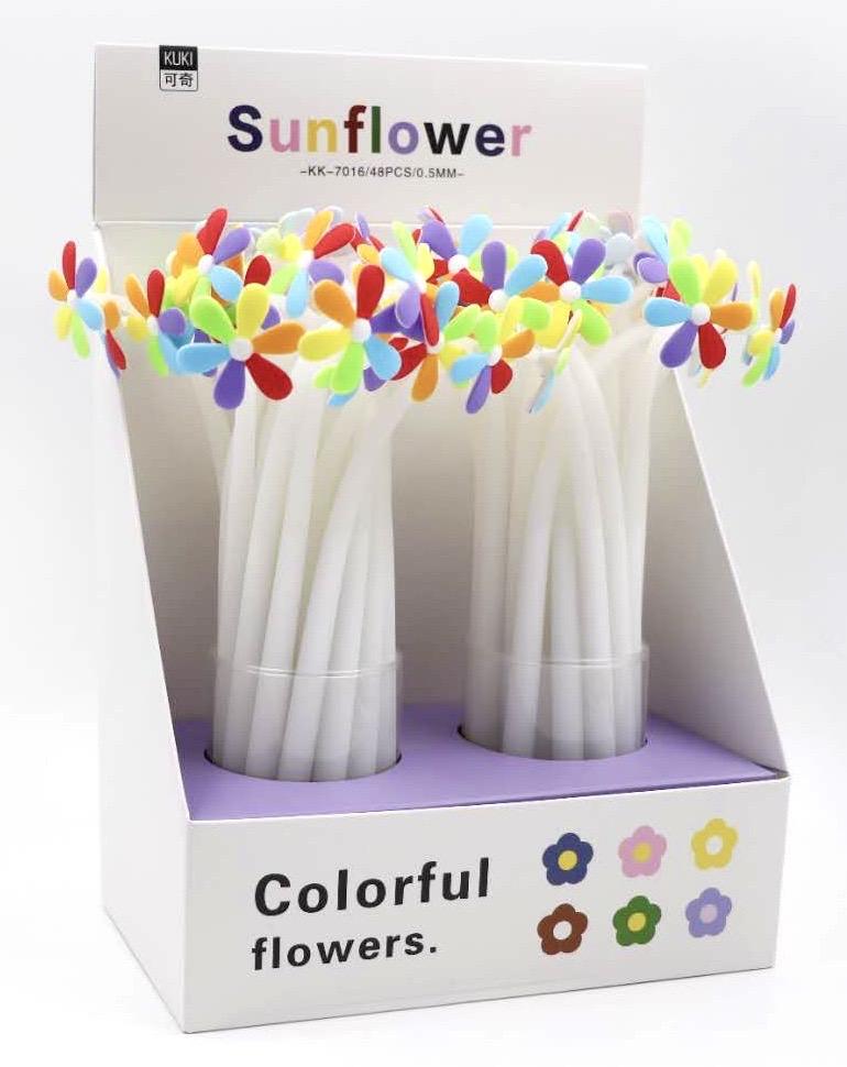 Rainbow Flower Gel Pen by BC USA 1