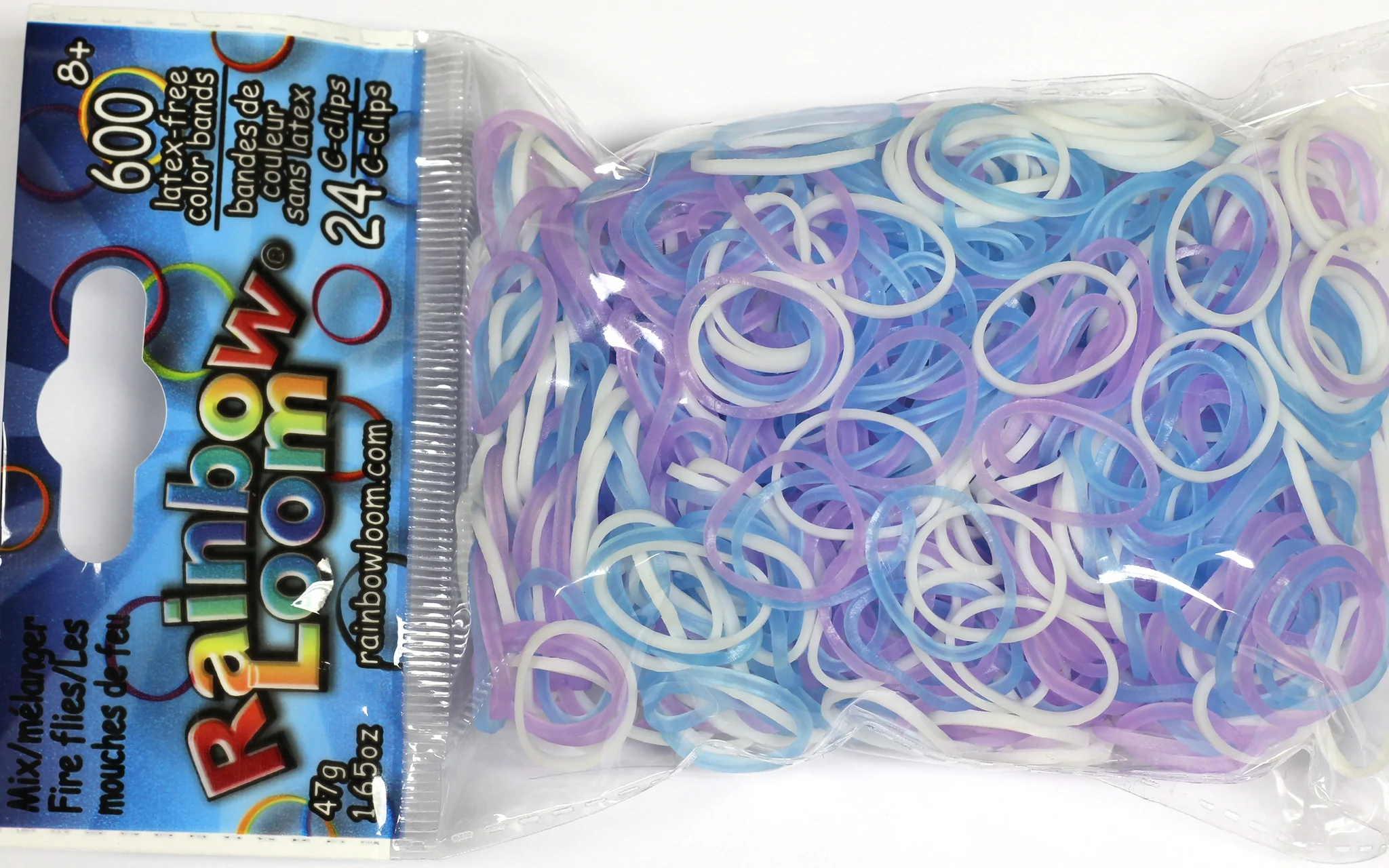 Rainbow Loom Bands Jelly Opaque Fireflies Glow Mix by Choons Design