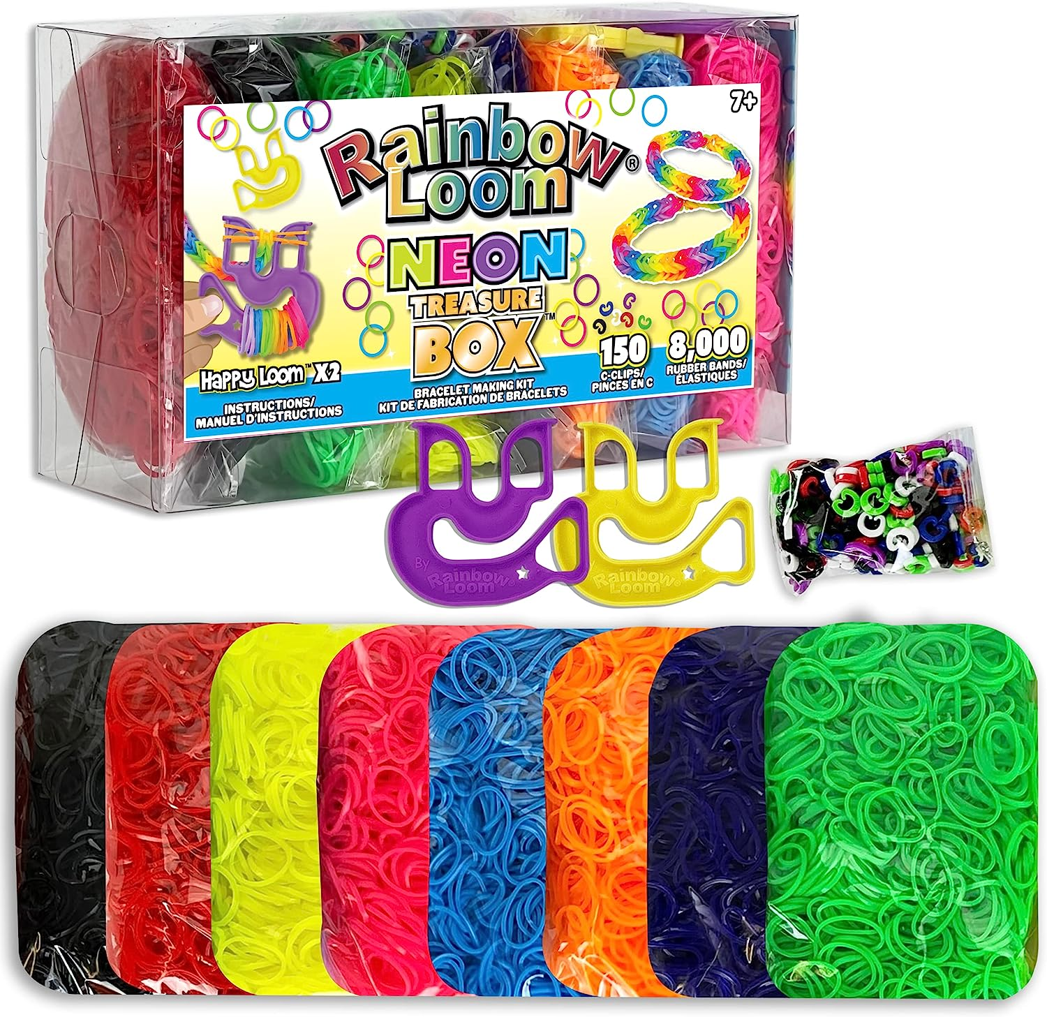 Rainbow Loom Treasure Box - Neon-by-Choons Design
