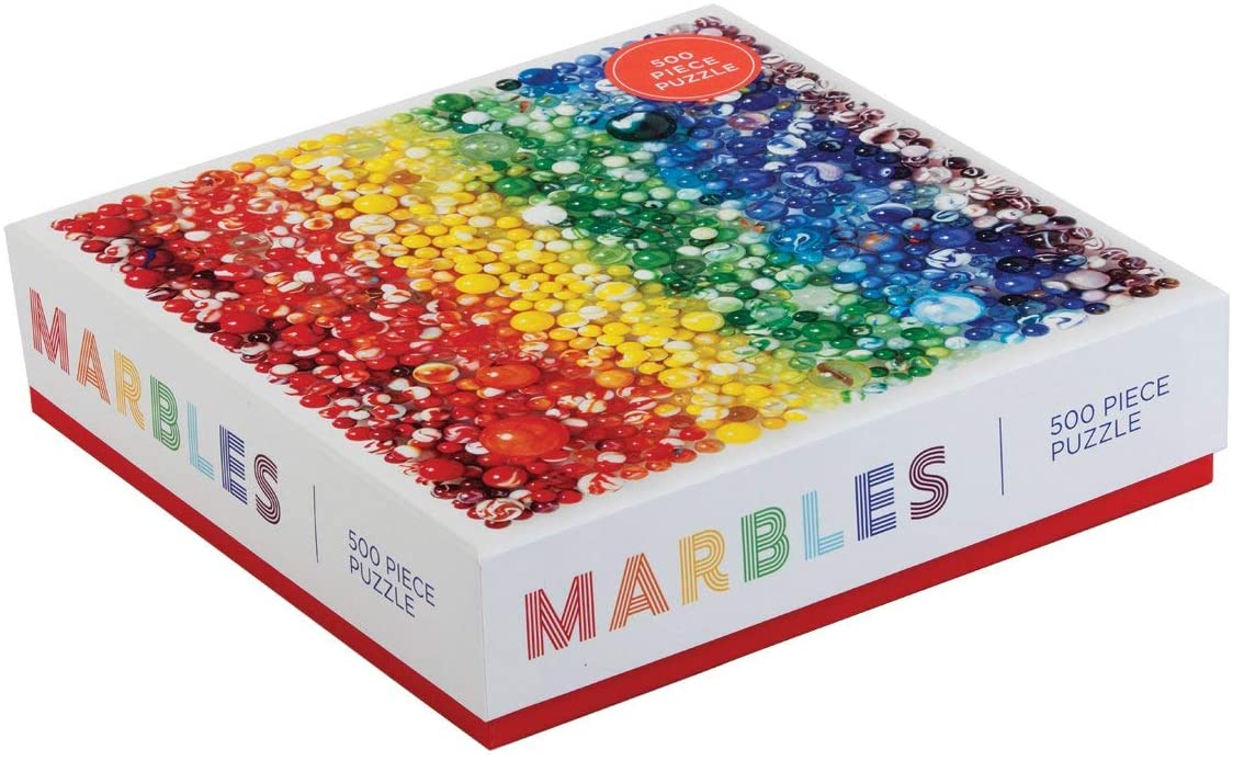 Rainbow Marbles 500pc Puzzle by Galison 2