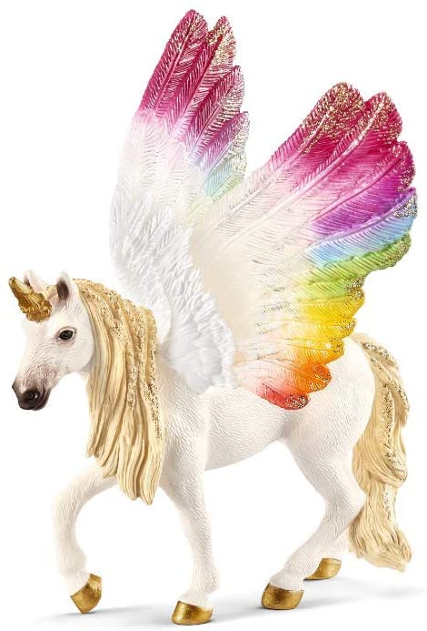 Rainbow Winged Unicorn Figure by Schliech