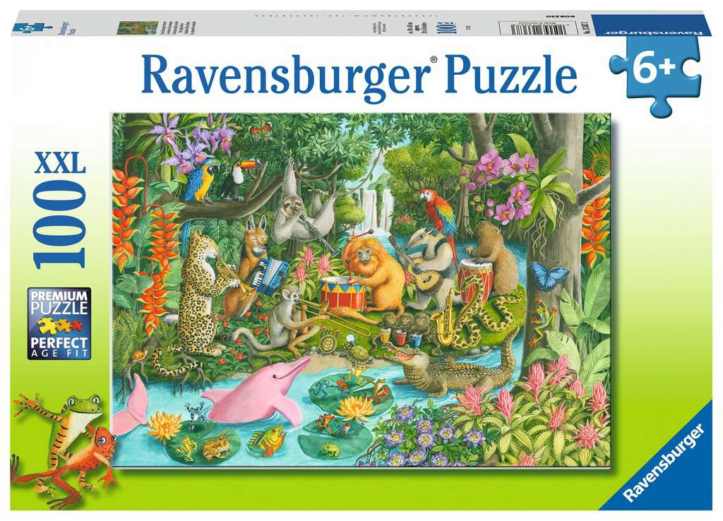 Rainforest River Band 100pc Puzzle-by-Ravensburger