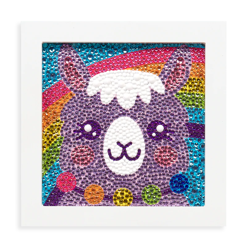 Razzle Dazzle Lovely Llama Gem Art Kit by Ooly 1