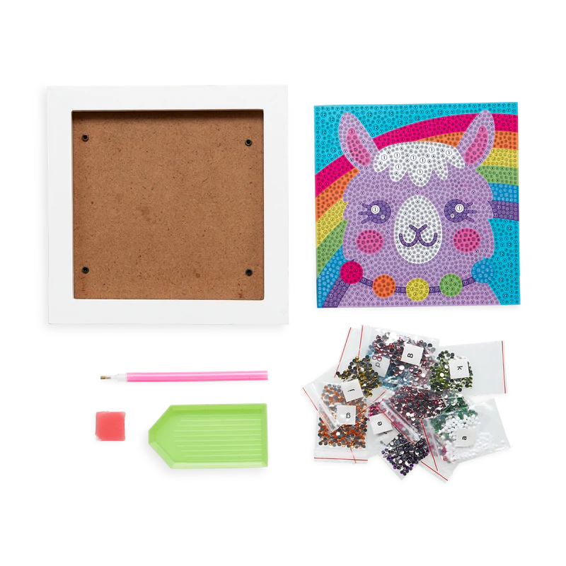 Razzle Dazzle Lovely Llama Gem Art Kit by Ooly 2