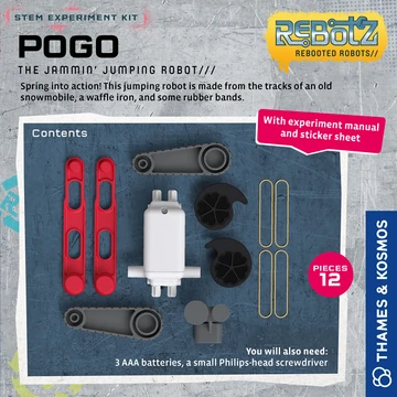 ReBotz Pogo The Jammin Jumping Robot by Thames Kosmos 1