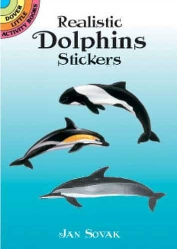 Realistic Dolphins Stickers by Dover Publications