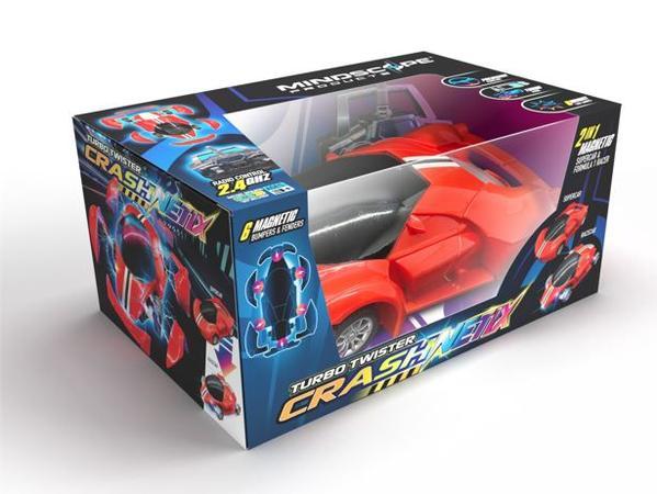 Red Crashnetix Turbo Twister Car by Mindscope