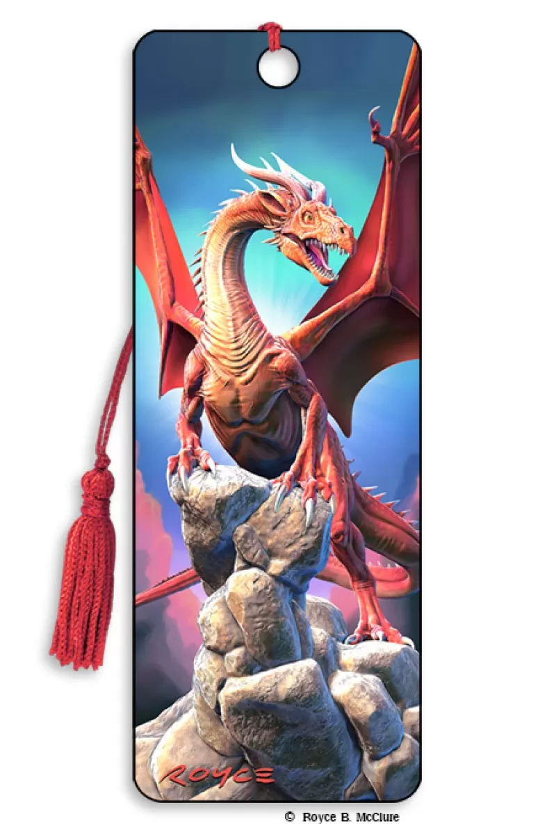 Red Dragon Bookmark by Artgame