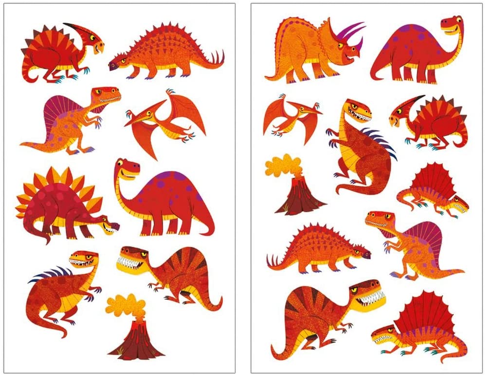 Red Hot Dinos Scratch and Sniff Sticker by Peaceable Kingdom 1