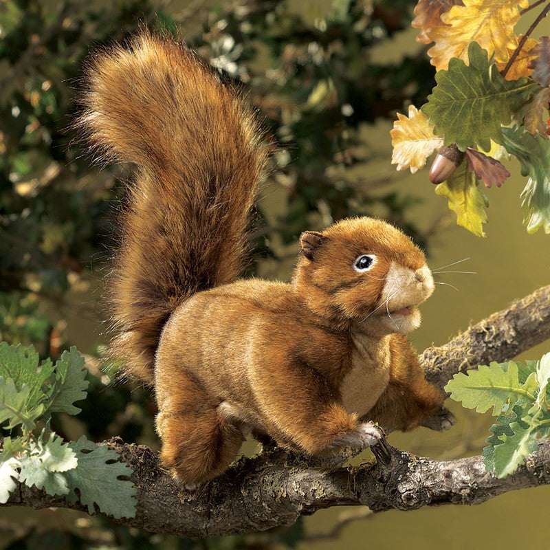 Red Squirrel Puppet by Folkmanis 1