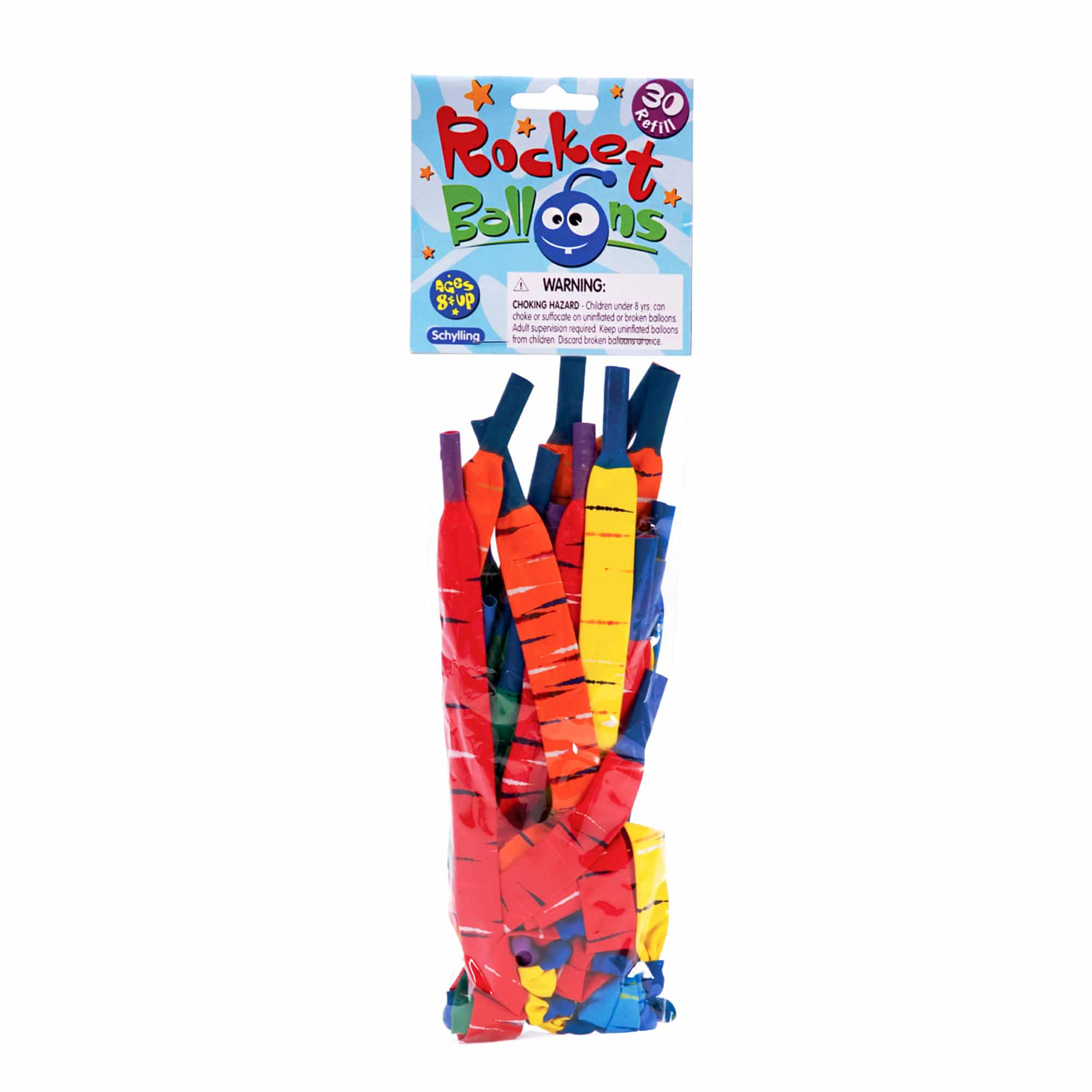 Refill 30pc Rocket Balloons by Schylling