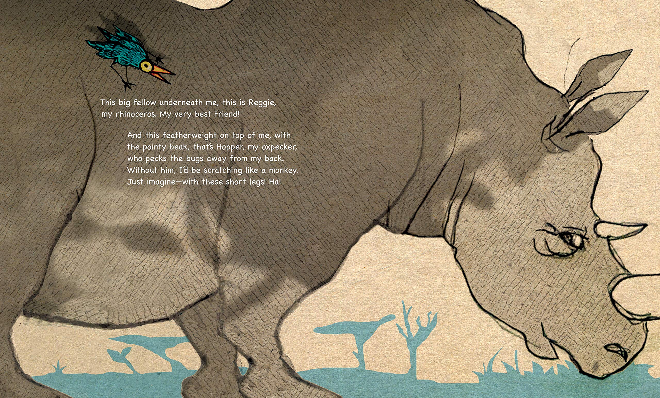Reggie My Rhinoceros A gentle childrens book on grief by Workman Publishing 1