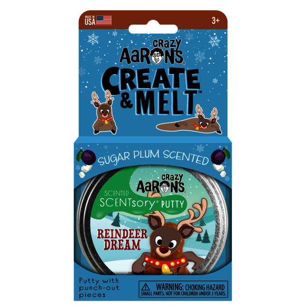 Reindeer Dream SCENTsory Thinking Putty by Crazy Aarons Putty World