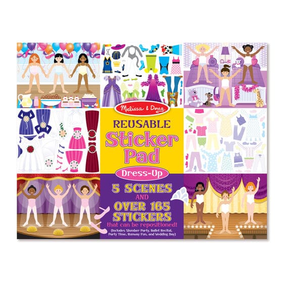 Reusable Sticker Pad Dress Up by Melissa Doug