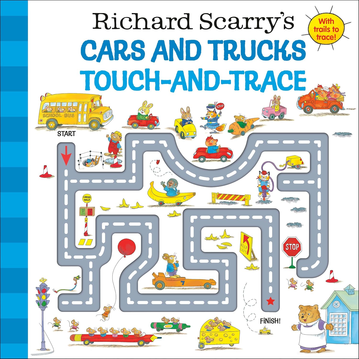 Richard Scarry's Cars and Trucks Touch-and-Trace-by-Random House