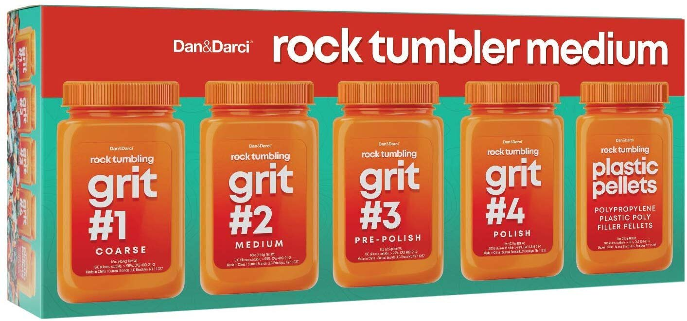 Rock Tumbler Refill Grit-by-Dan & Darci