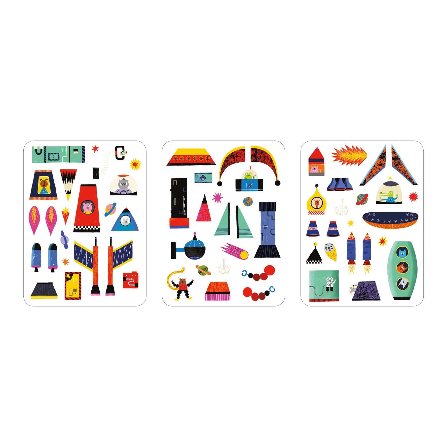 Rocket Ship Magnetic Build It by Mudpuppy 3