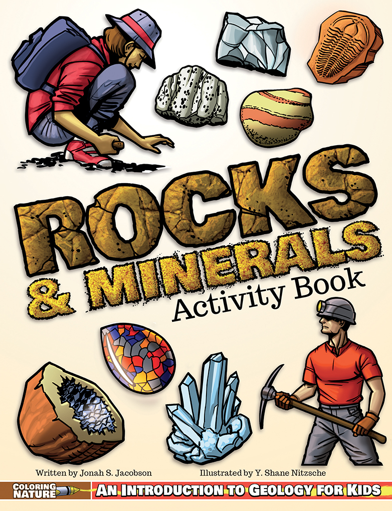 Rocks Minerals Activity Book by Adventure Keen