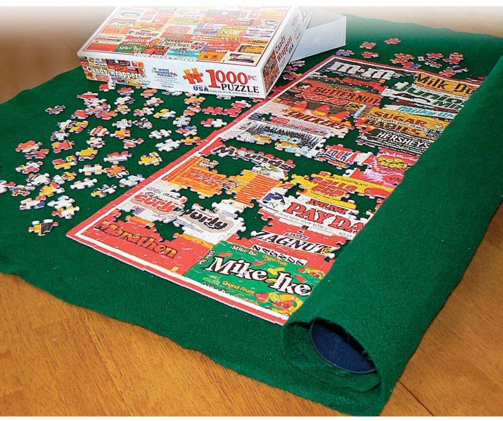 Roll Up Puzzle Mat by White Mountain Puzzles