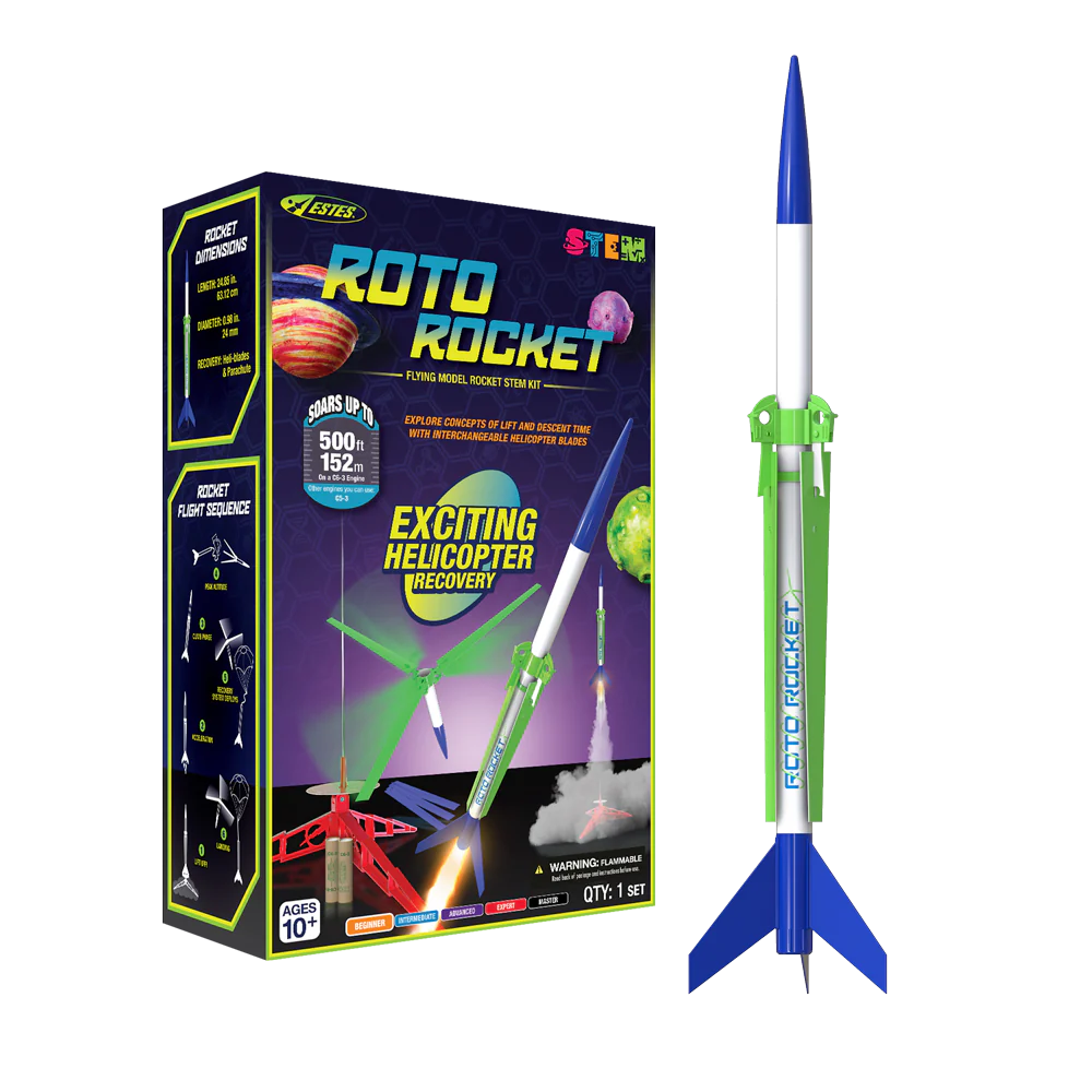 Roto Rocket STEM Kit-by-Estes