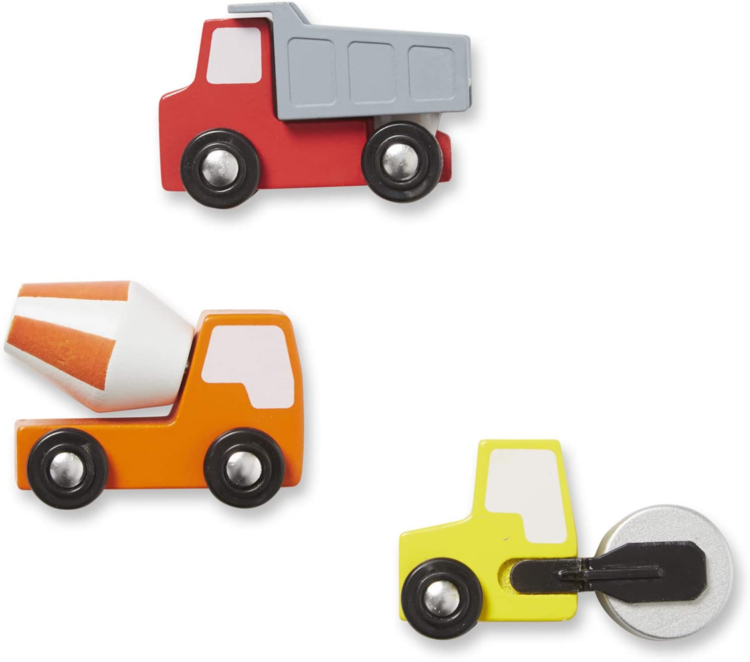 Round the Construction Zone Work Site Rug Vehicle Set by Melissa Doug 2