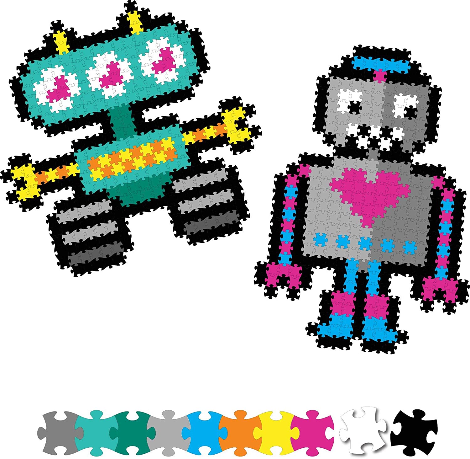 Roving Robots 700pc Jixelz Set by Fat Brain Toys