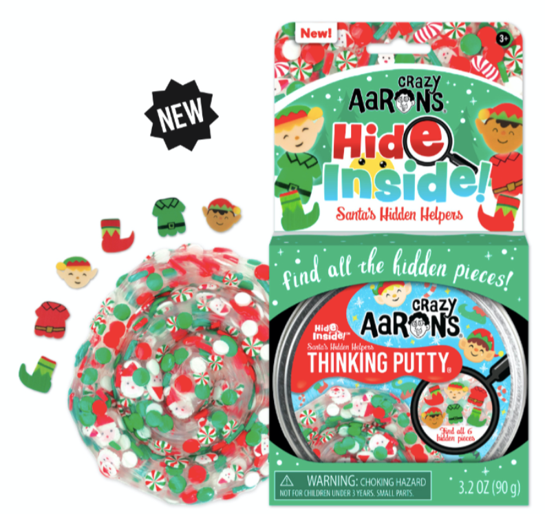 Santas Hidden Helpers Thinking Putty Hide Inside Series by Crazy Aarons Putty World