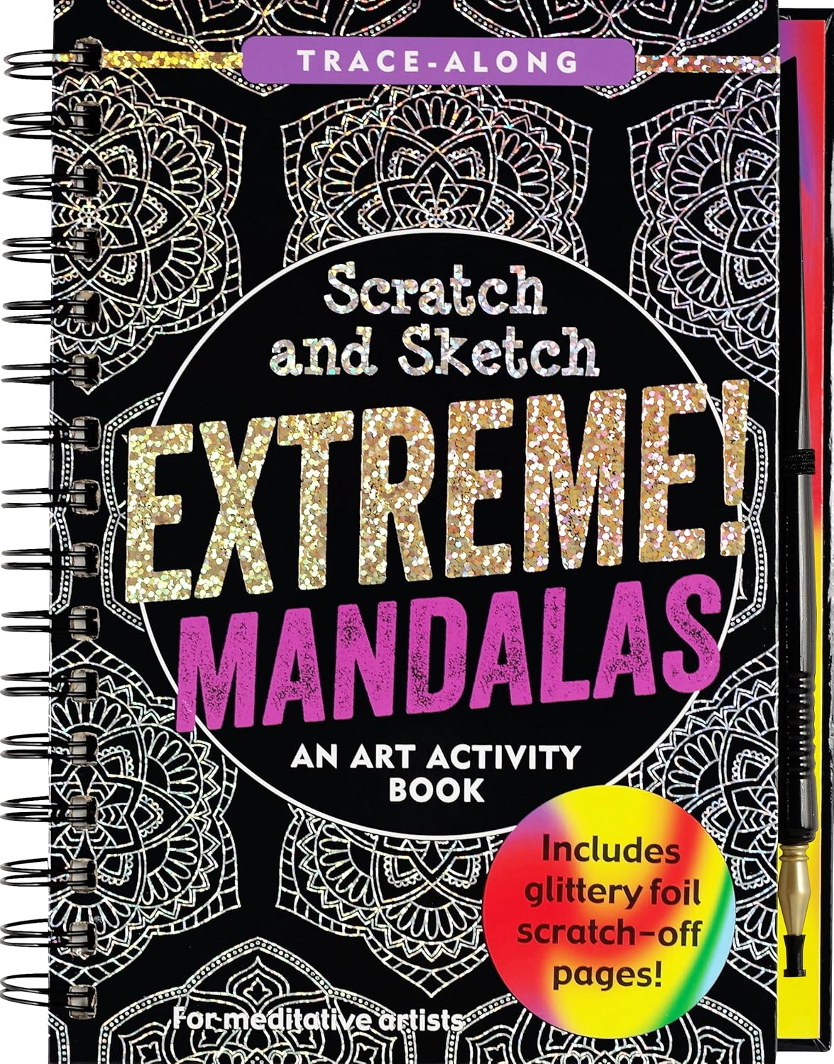 Scratch & Sketch Extreme Mandalas-by-Peter Pauper Press