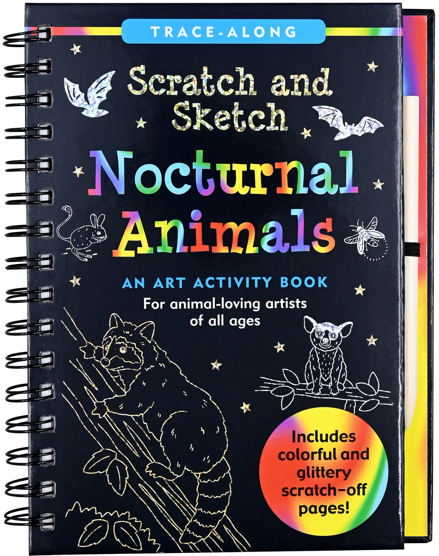 Scratch & Sketch Nocturnal Animals-by-Peter Pauper Press