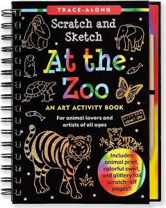 Scratch and Sketch At the Zoo by Peter Pauper Press