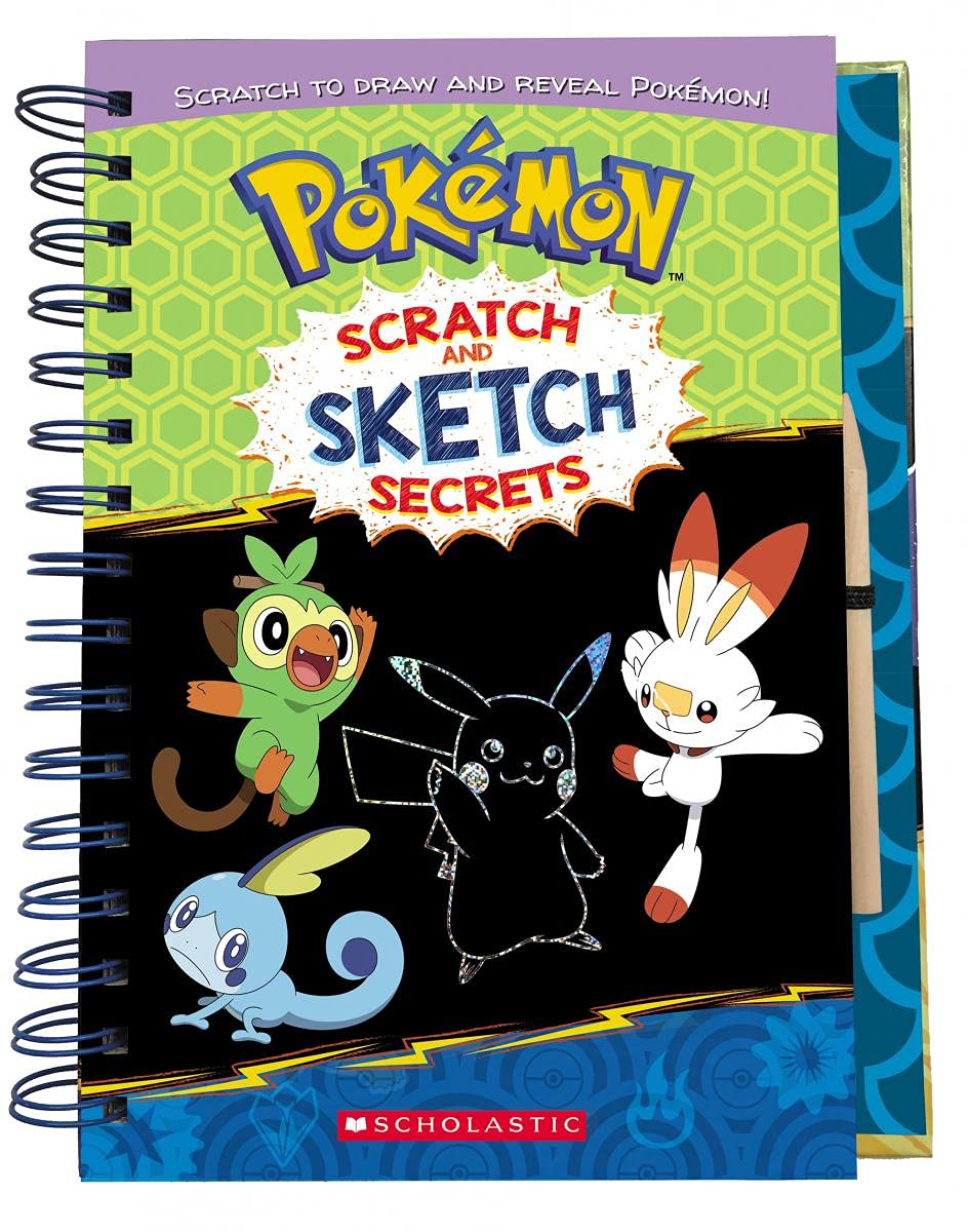 Scratch and Sketch Secrets Pokemon by Scholastic
