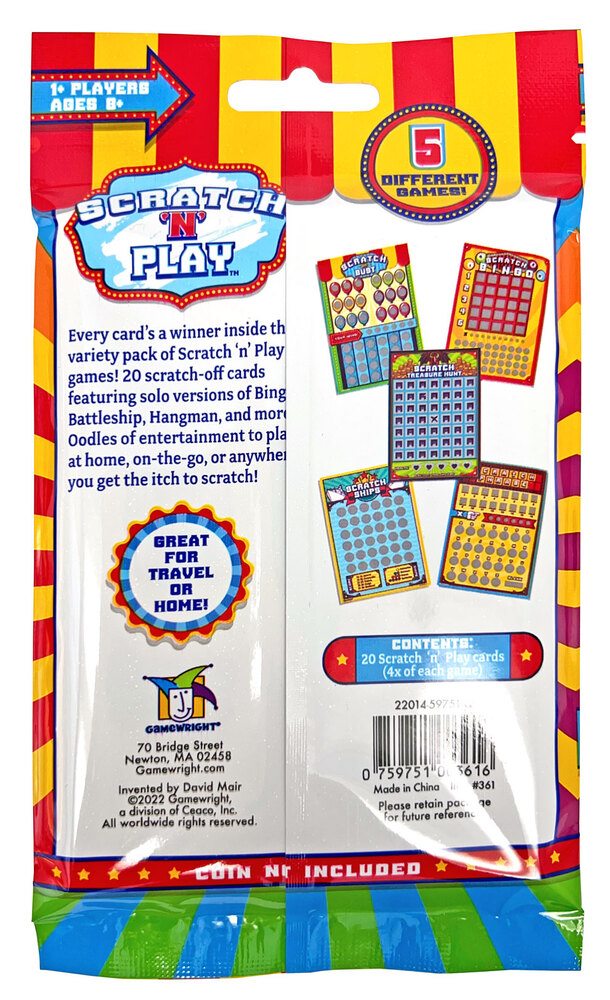 Scratch n Play by Gamewright 2