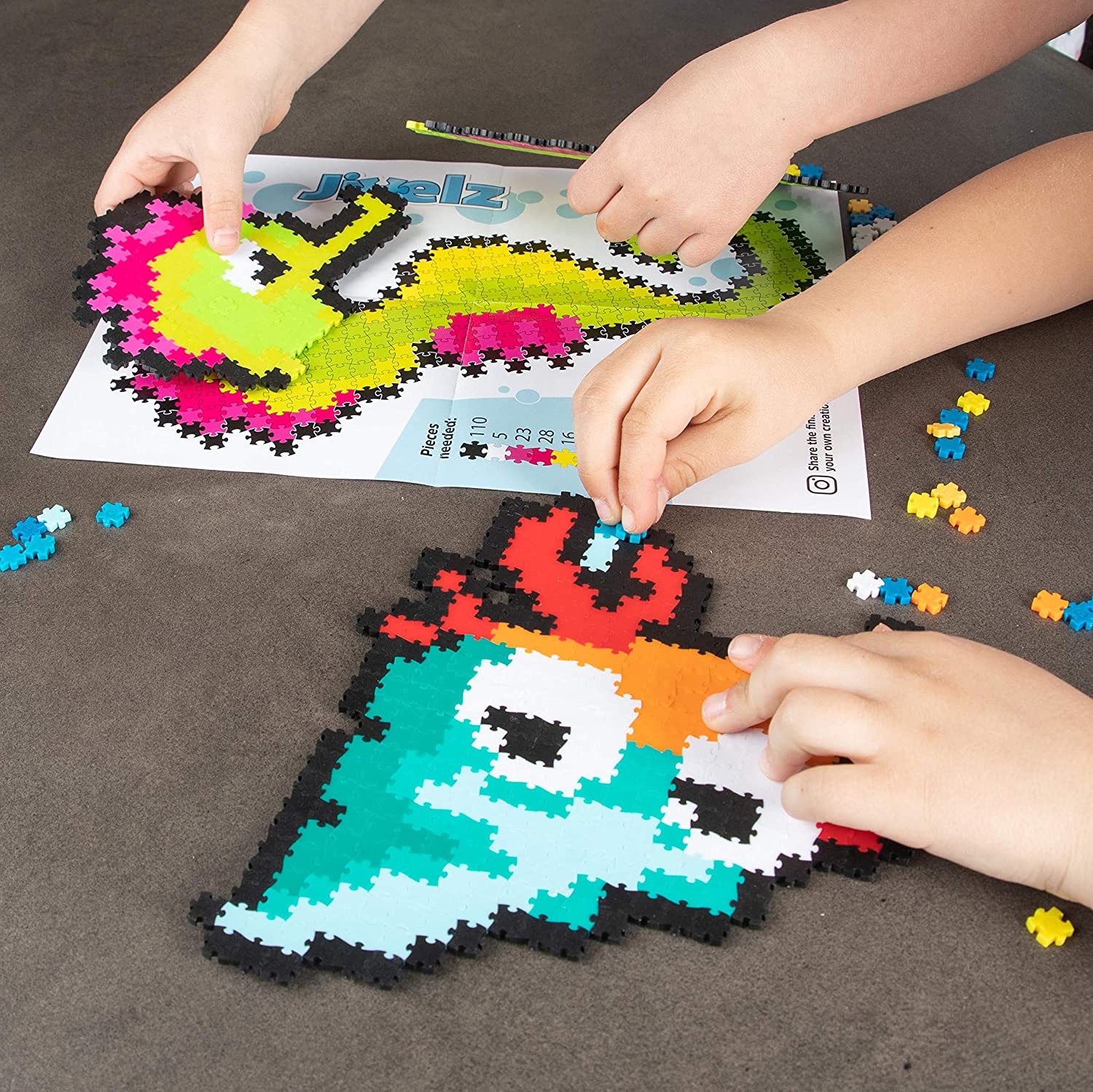 Sea Friends 700pc Jixelz Set by Fat Brain Toys 5