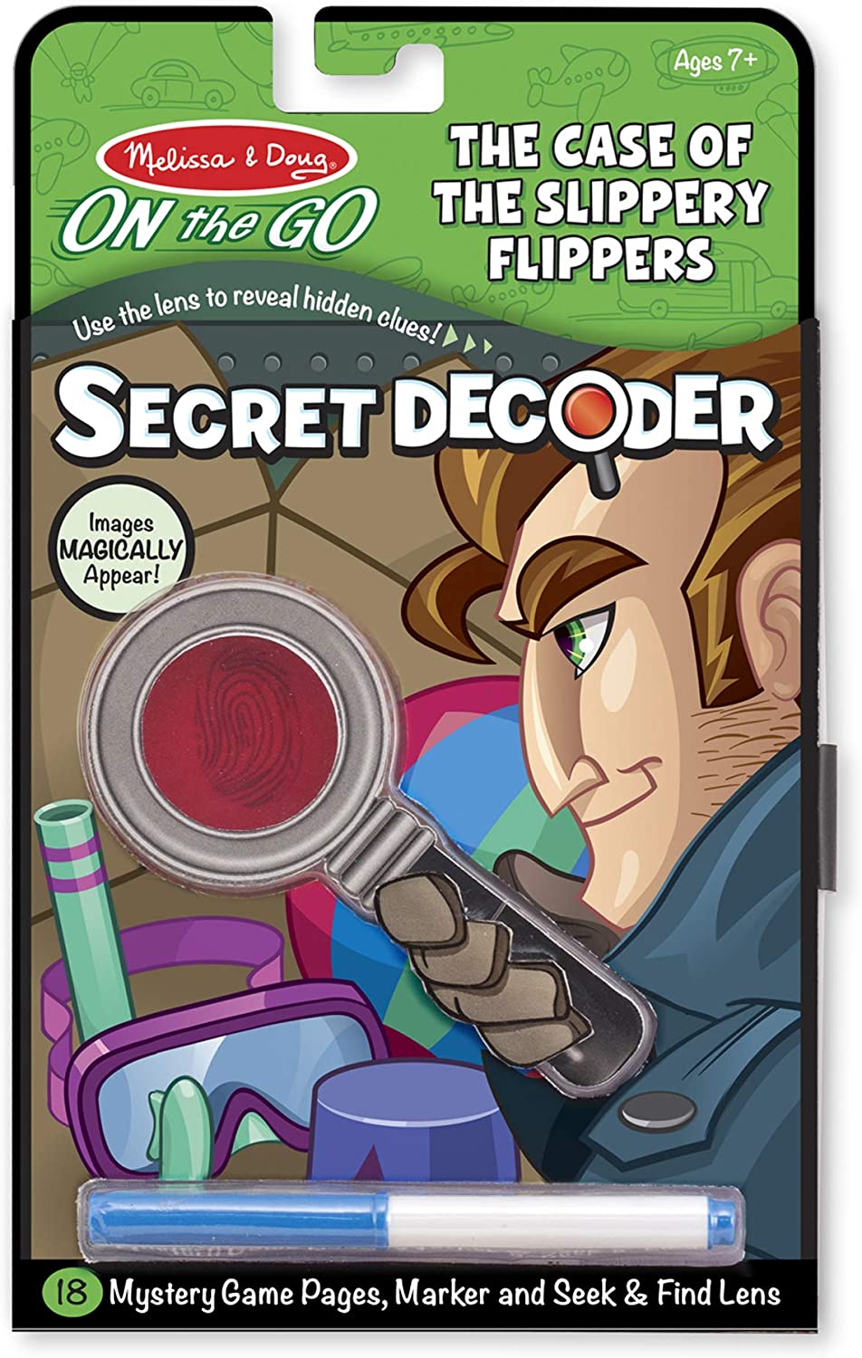 Secret Decoder Case of the Slippery Flippers by Melissa Doug
