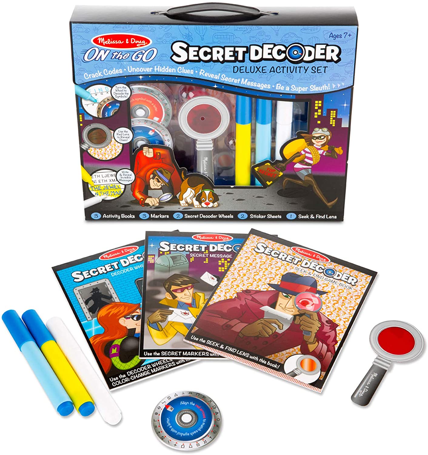 Secret Decoder Deluxe Activity Set by Melissa Doug
