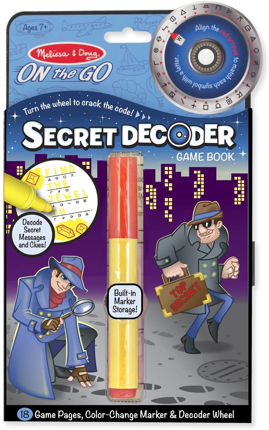 Secret Decoder Game Book by Melissa Doug