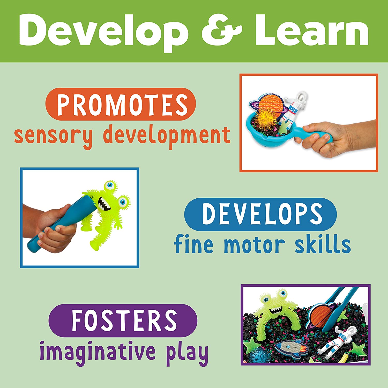 Sensory Bin Outer Space by Creativity for Kids 3