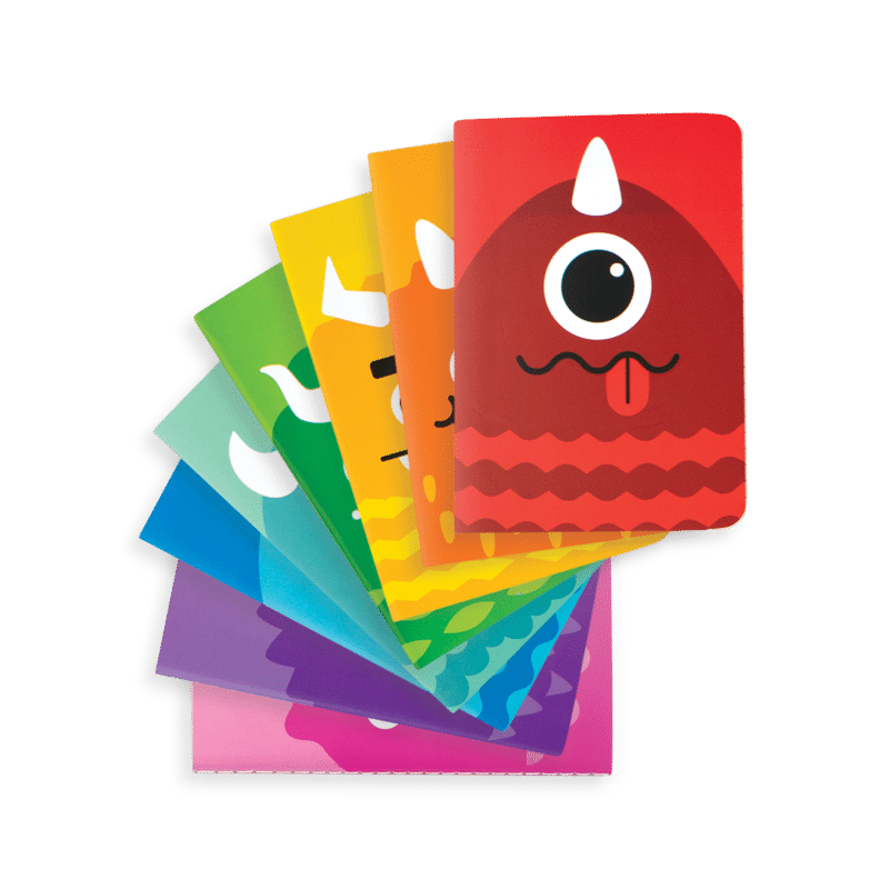 Set of 8 Pocket Pal Journals Monsters by ooly