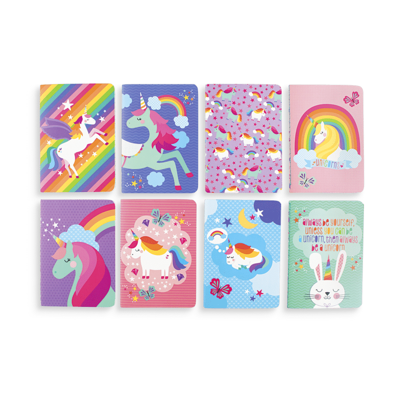 Set of 8 Pocket Pal Journals Unique Unicorns by ooly 1