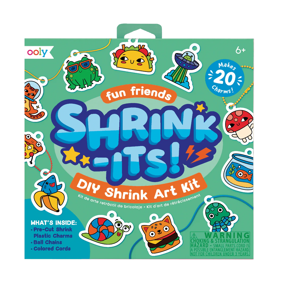Shrink-its! DIY Shrink Art Kit - Fun Friends-by-Ooly