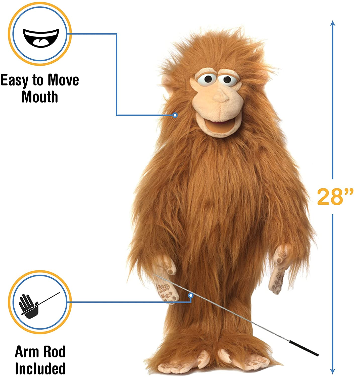 Silly Monkey 28 Puppet by Silly Puppets 2