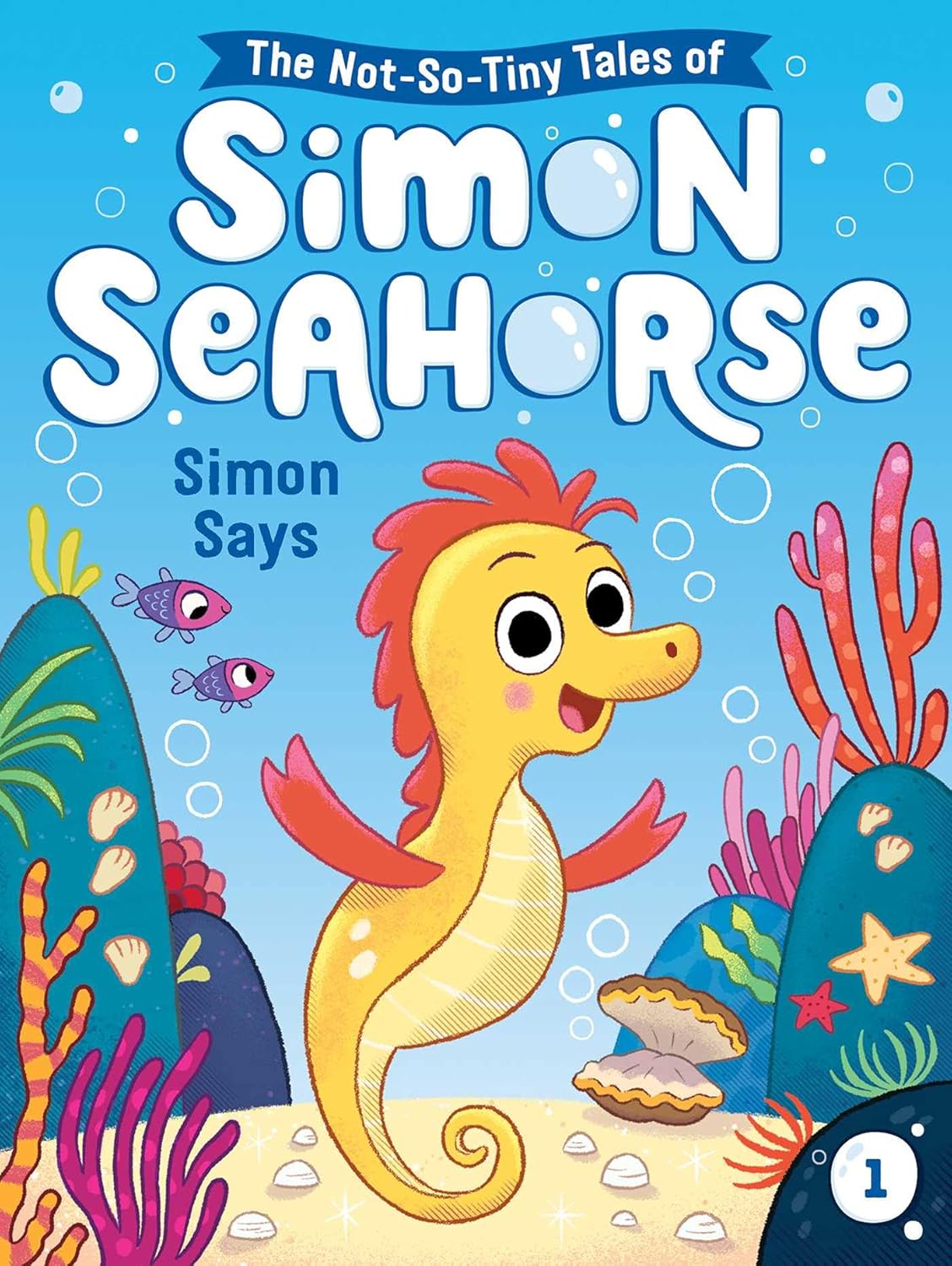 Simon Says (1) (The Not-So-Tiny Tales of Simon Seahorse)-by-Simon & Schuster