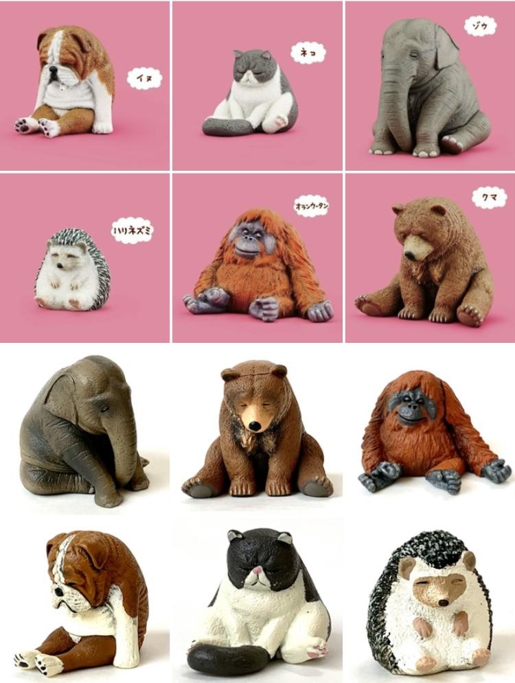 Sleepy Animal Figurines Vol 1 by BC USA 1